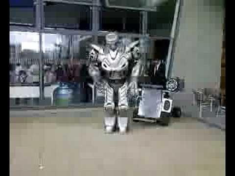 Titan the robot is set loose in basildon